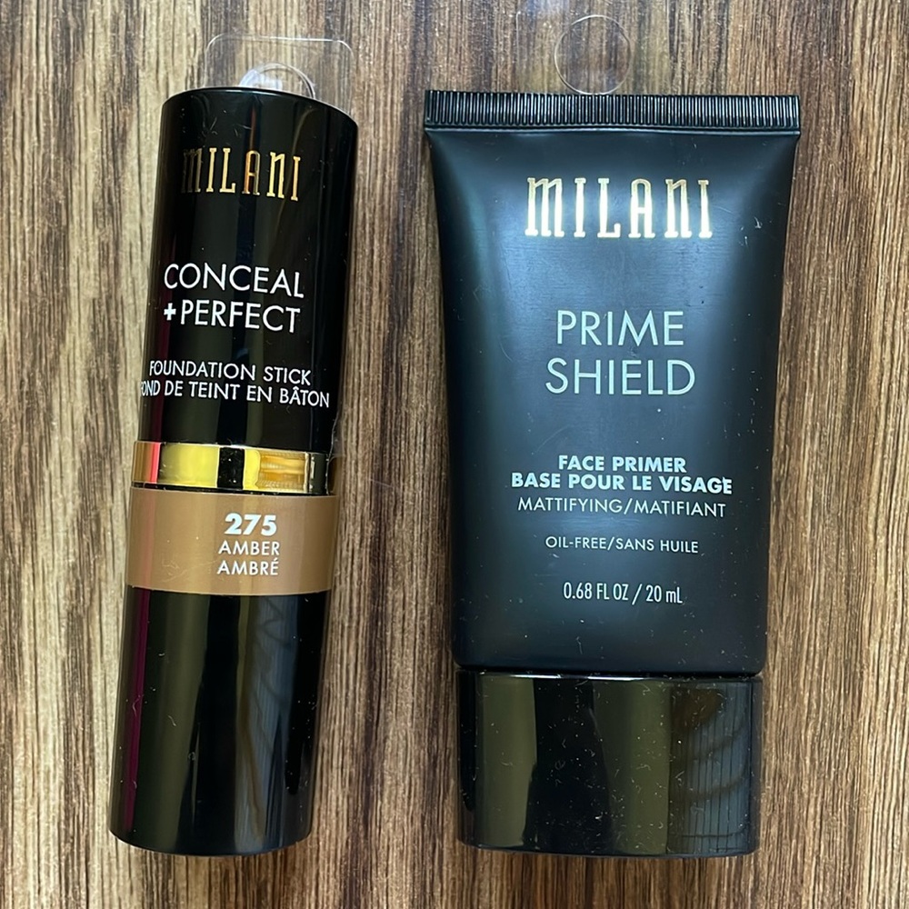 Set of Milani: Conceal + Perfect Foundation Stick in 275 & Prime Shield Primer